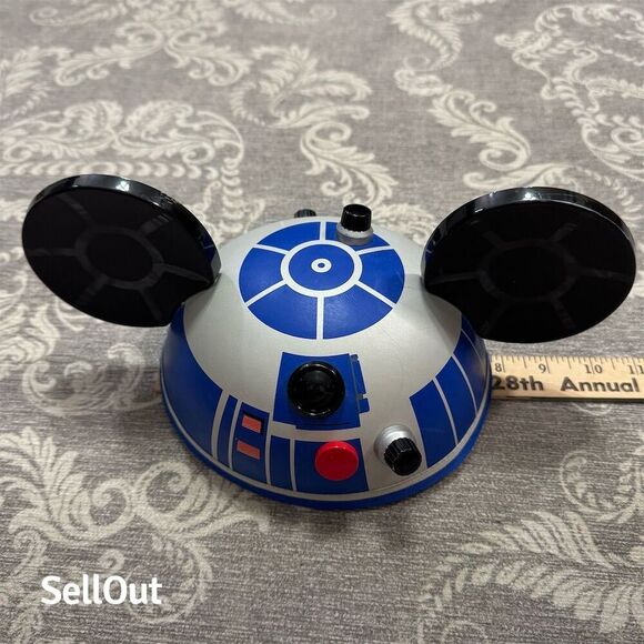 Disney Star Wars R2-D2 Mickey Ears Hat Youth Size 54 CM - Picture 2 of 8